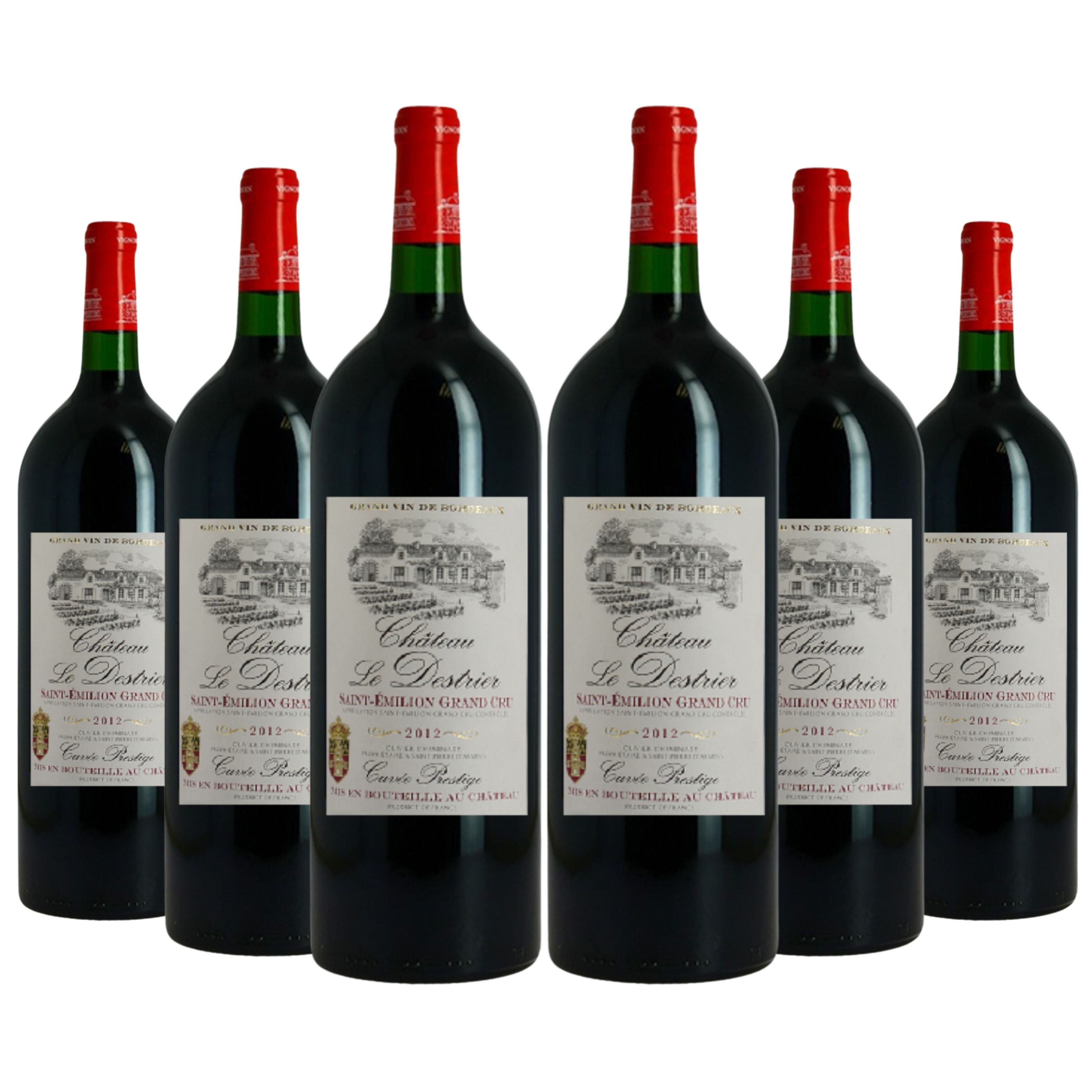 Case Deal - 2012 Chateau le Destrier, St Emilion Grand Cru, Bordeaux, France (6 x Magnums)