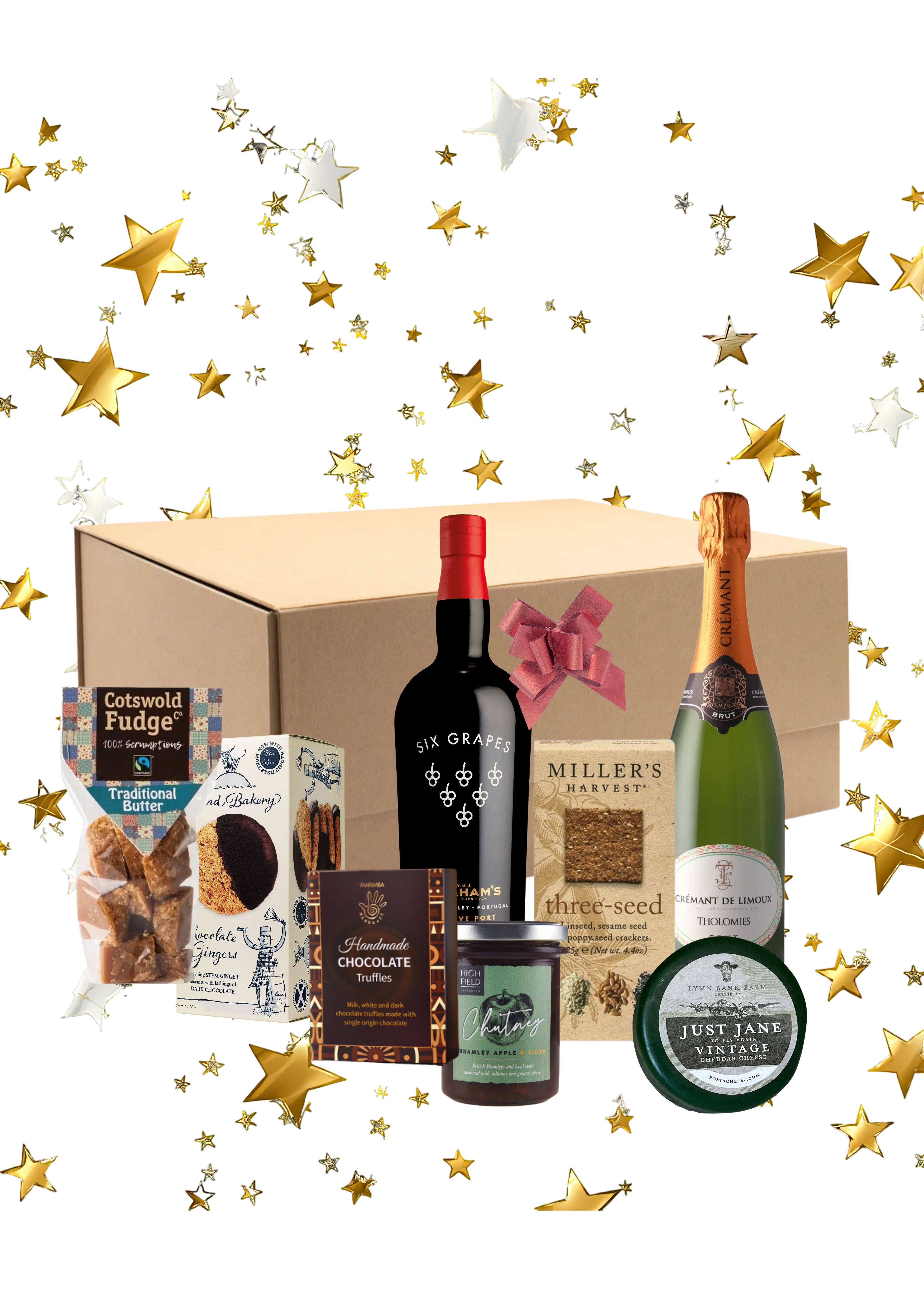 Full House, Port and Fizz Hamper Box - Christmas 2025