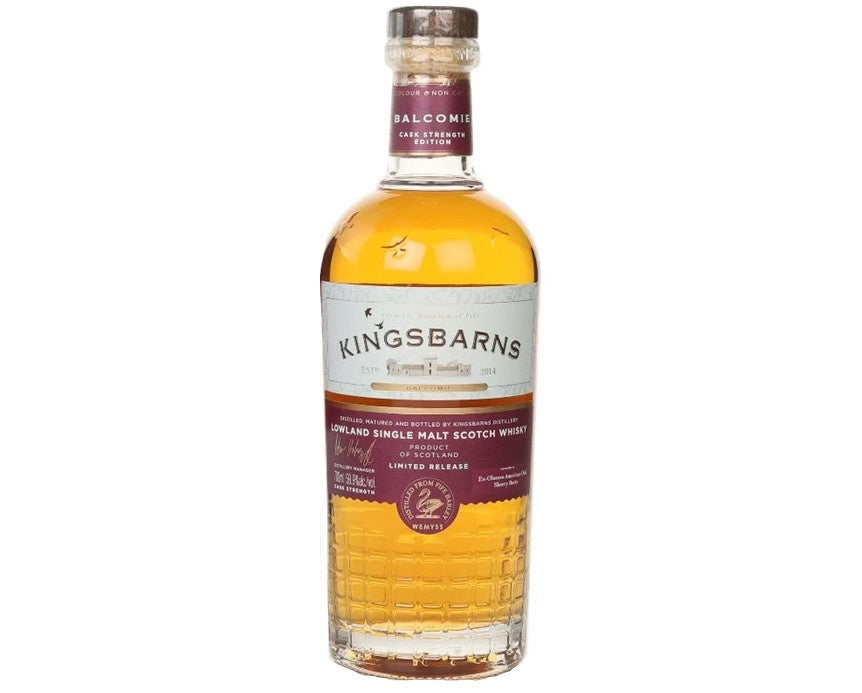 Kingsbarns Balcomie ('Cask Strength' 59.9%), Lowland Single Malt Whisky - 70cl bottle