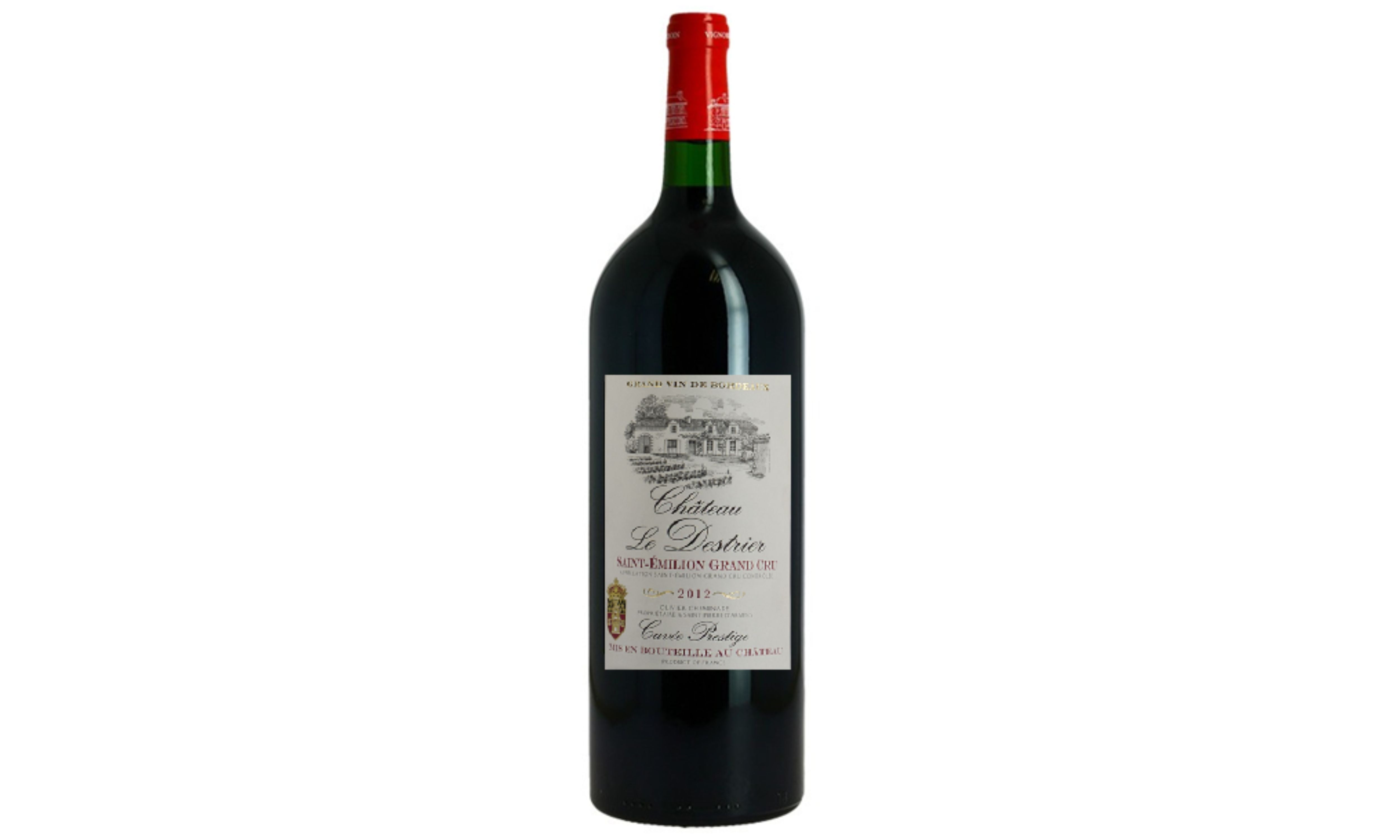Magnum - 2012 Chateau Le Destrier, St Emilion Grand Cru, Bordeaux, France