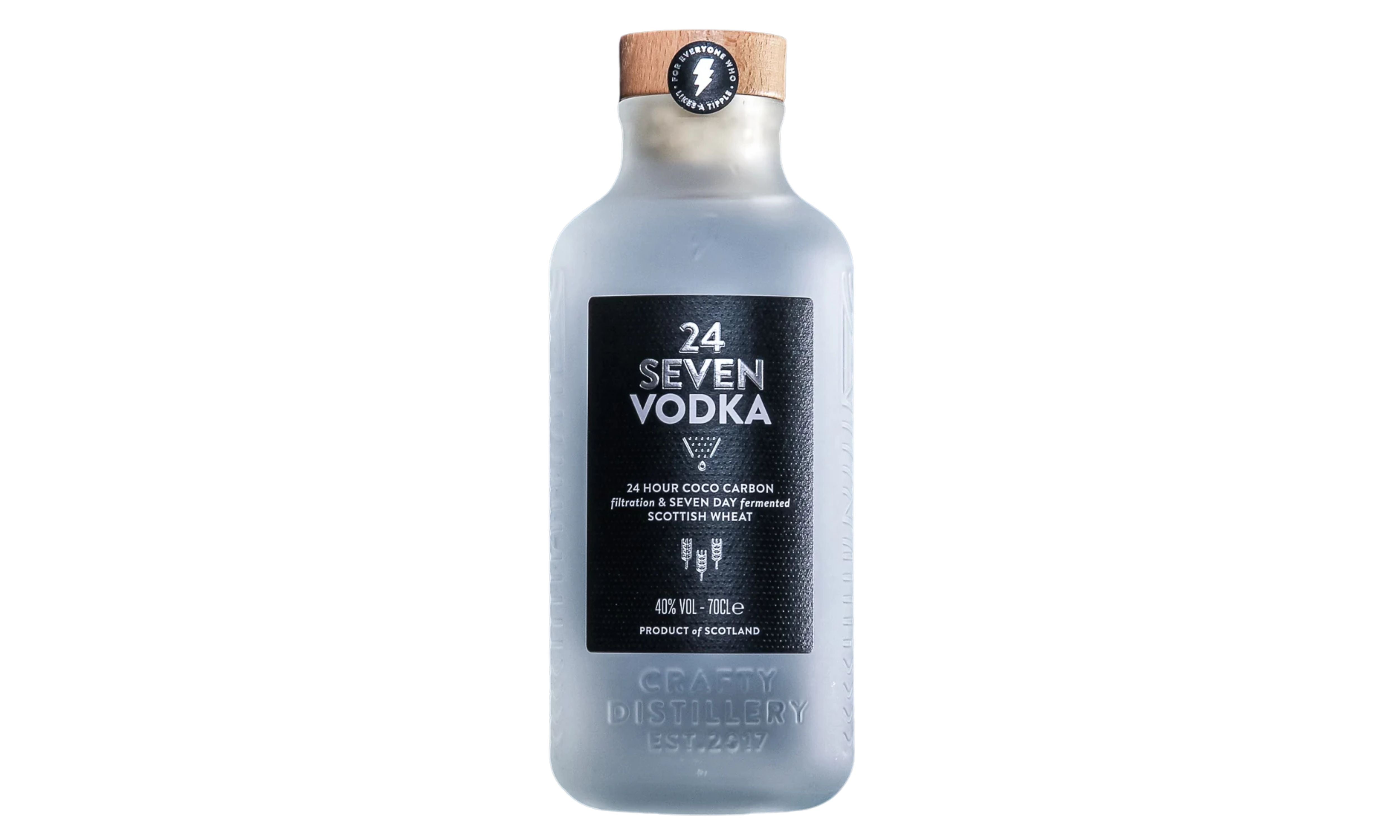 24 Seven Vodka, Scotland - 70cl bottle