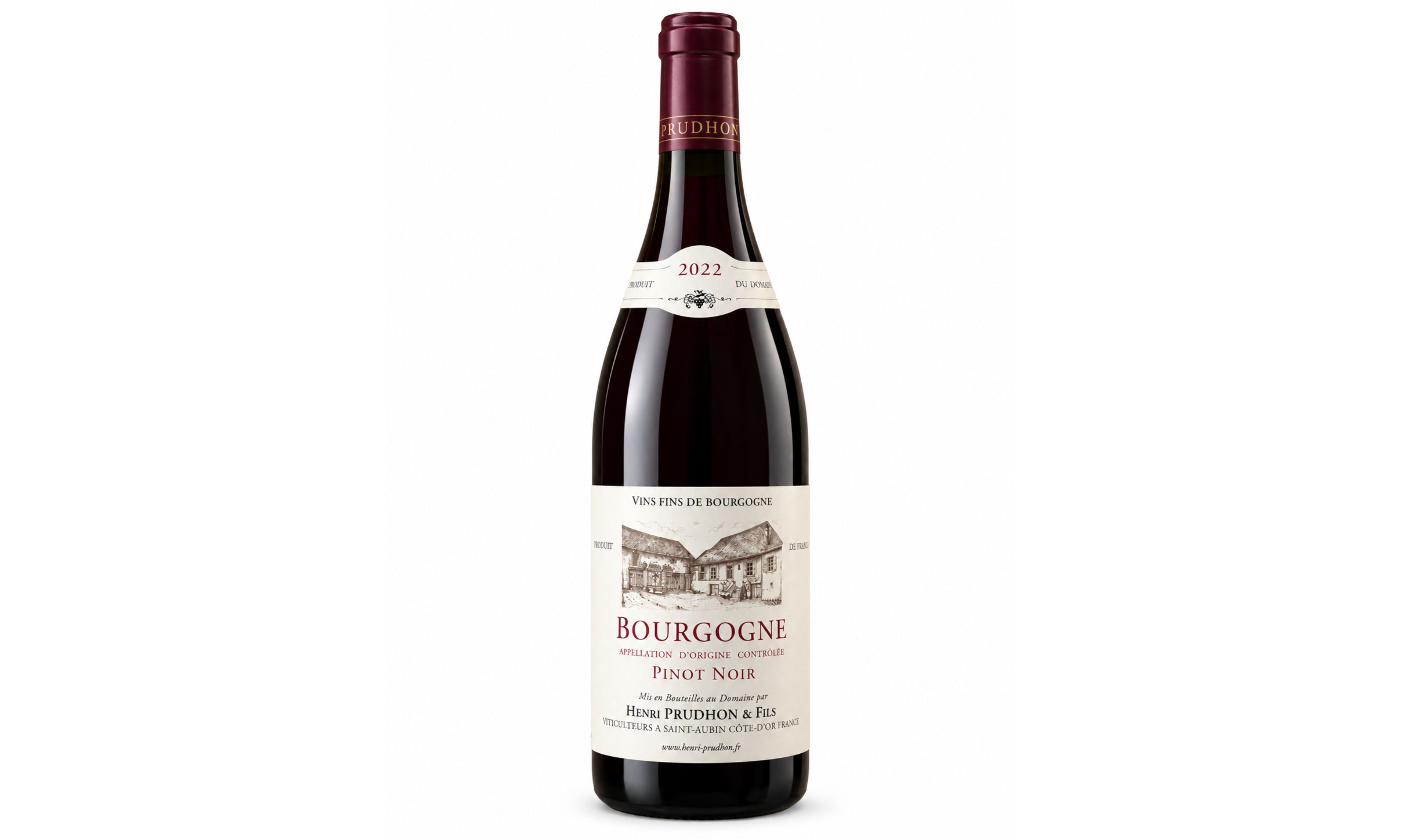 2022 Bourgogne Pinot Noir, Domaine Henri Prudhon, Burgundy, France