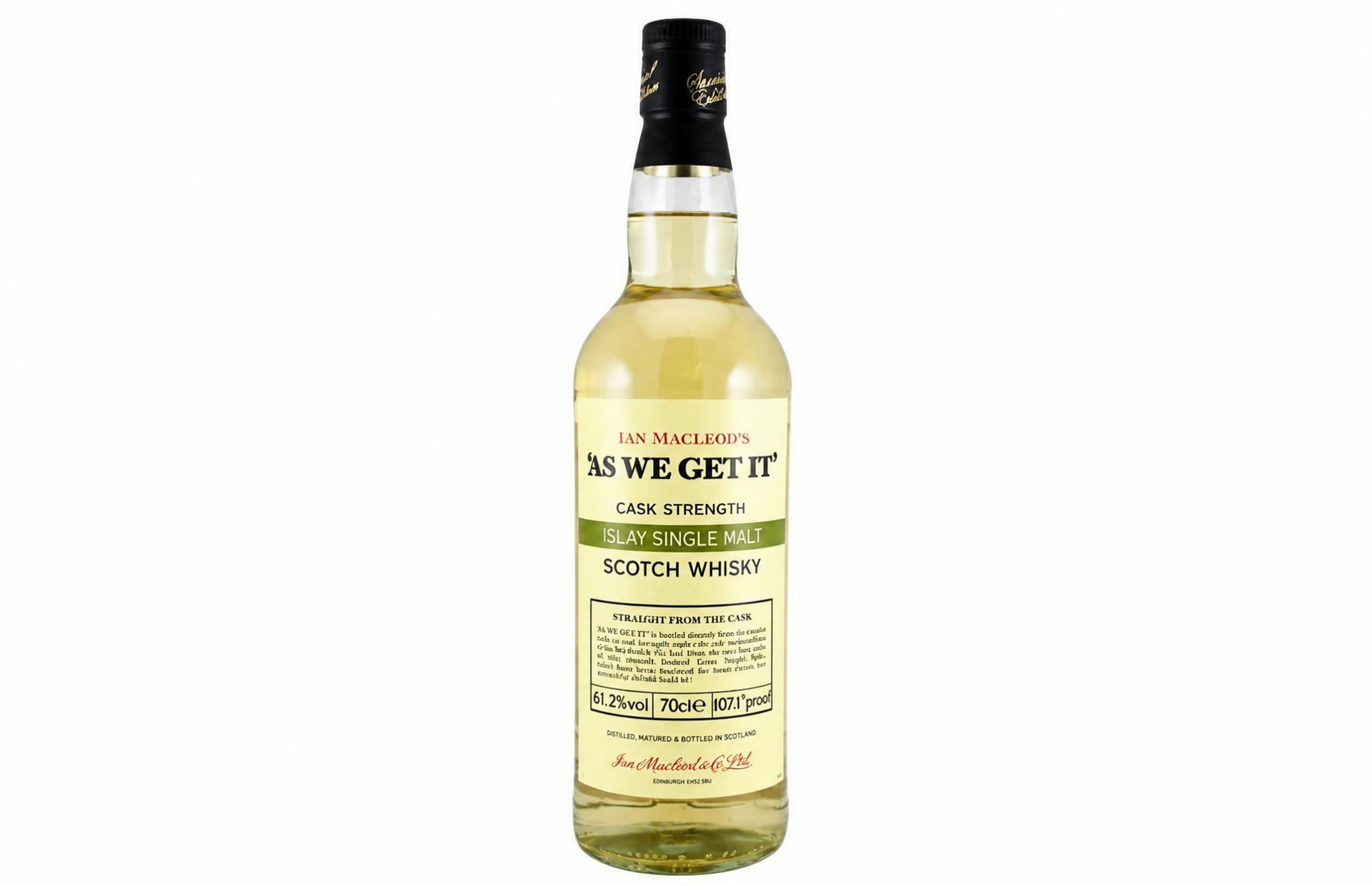 'As We Get It' Islay Single Malt, Ian Macleod 61.2% - 70cl bottle