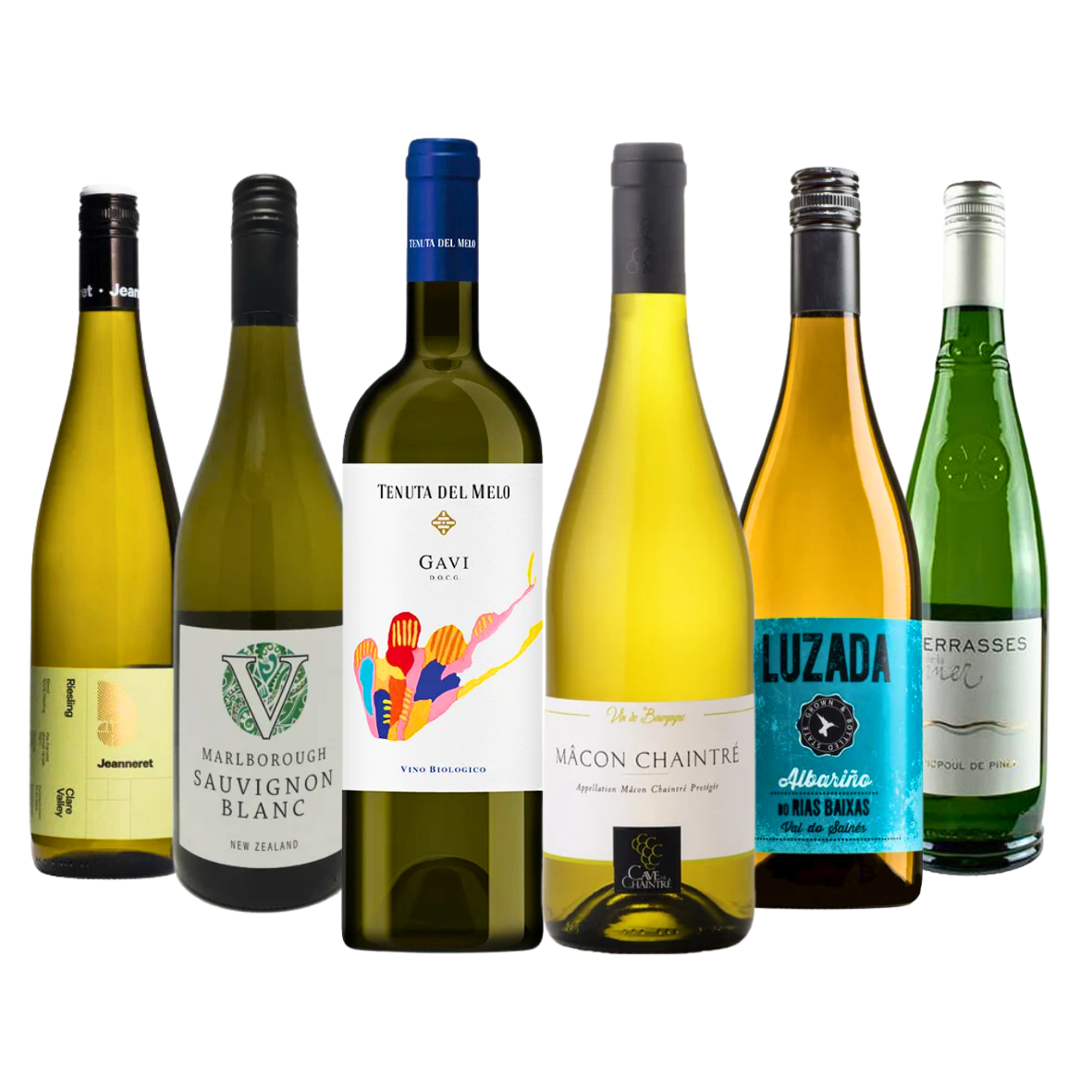 The Grab & Go White Case (6 Bottles)