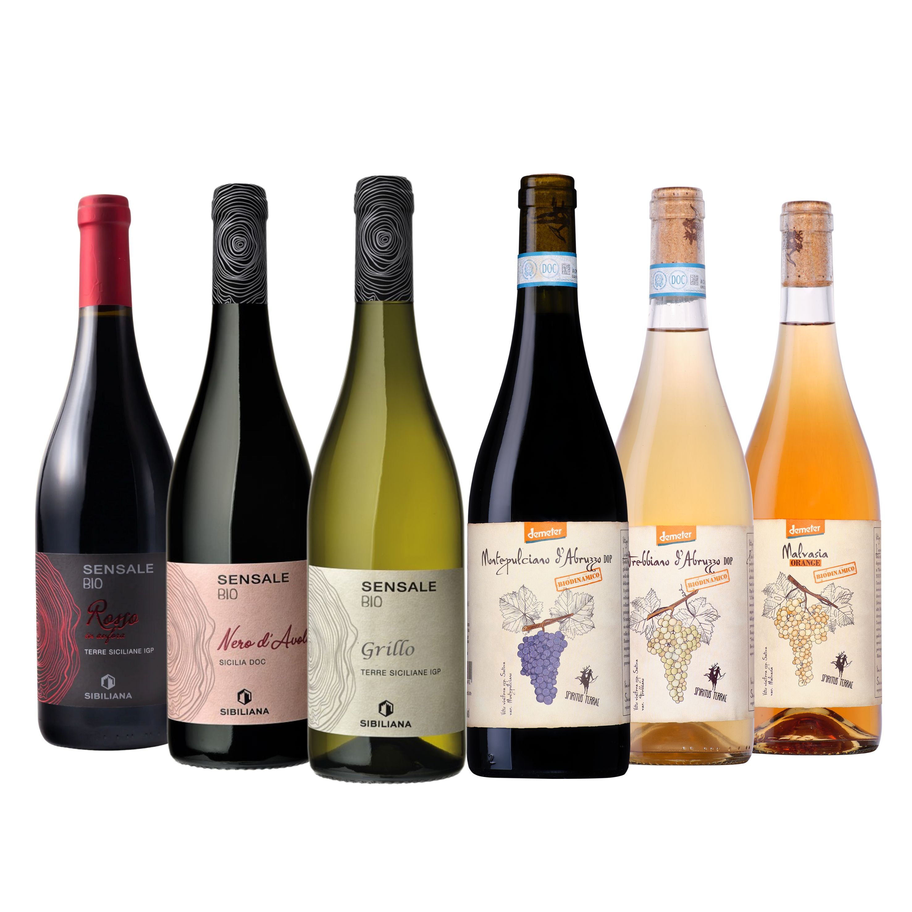 Organic Italy Mixed Case - 6 bottles