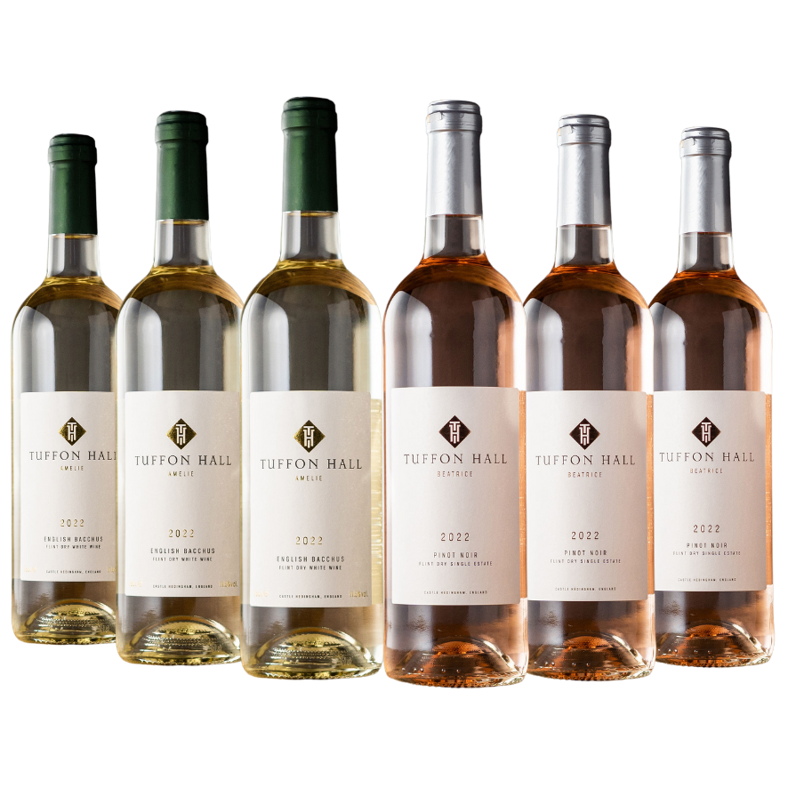 Tuffon Hall Mixed Case, white and Rose - 6btl case