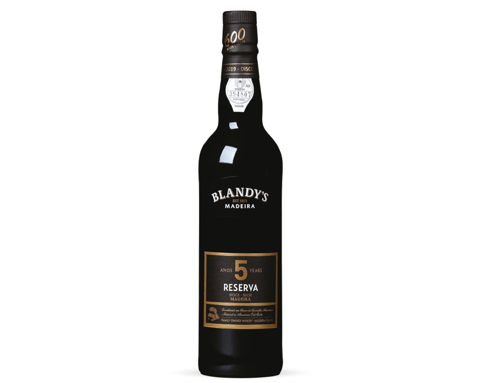 50cl bottle - 5yr old Rich Reserva, Blandys, Madeira, Portugal