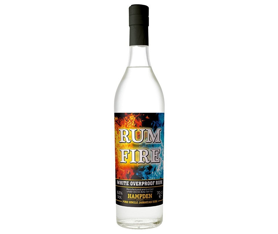 Rum Fire White Overproof 63%, Hampden Estate