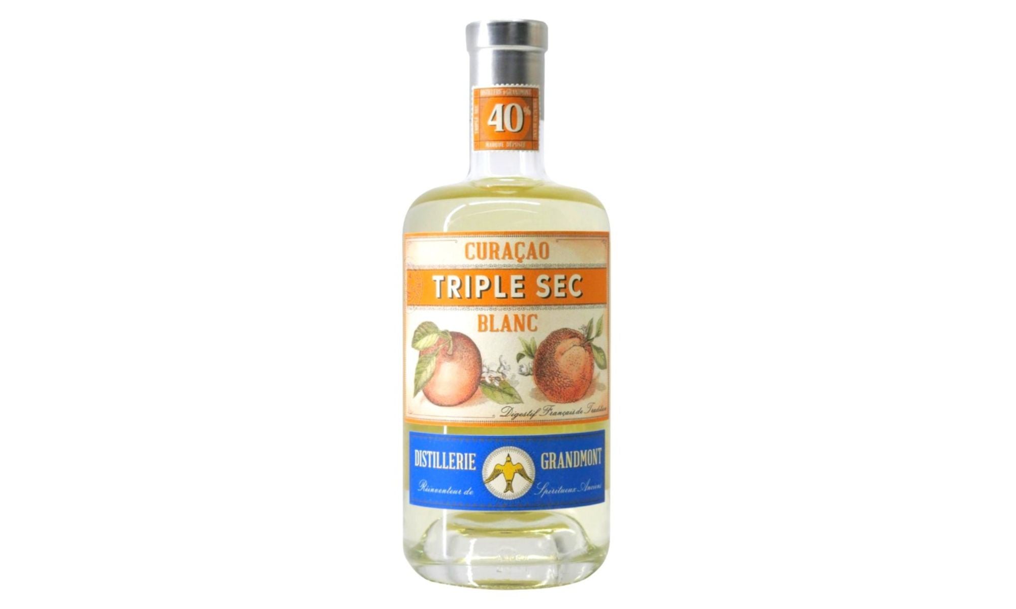 Triple Sec Curaçao Blanc, Distillerie Grandmont - 70cl bottle